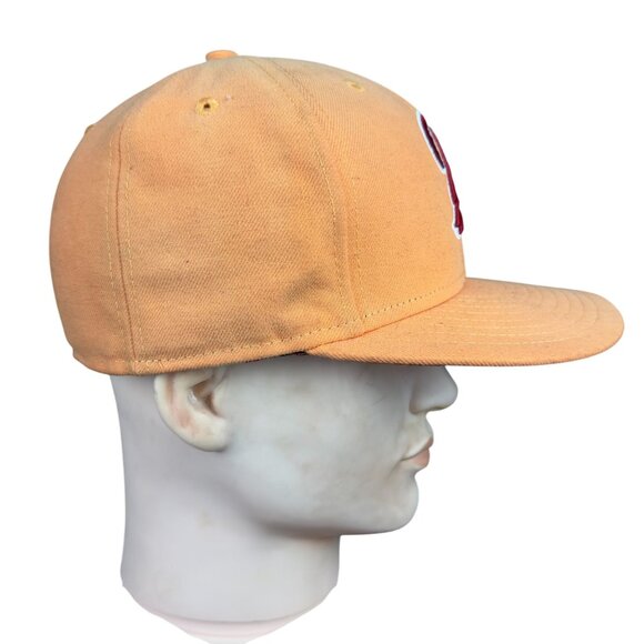 Vintage New Era NFL 59FIFTY Tampa Bay Buccaneers Snapback Cap Size 7 1/8 Orange - Picture 6 of 13